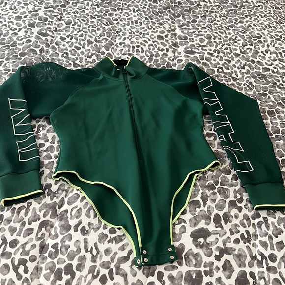 adidas Ivy Park Mesh Sleeve Bodysuit - Picture 2 of 12